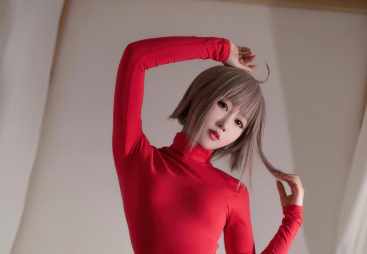 羽生三未 NO.032 私房红毛衣 [24P 182M]